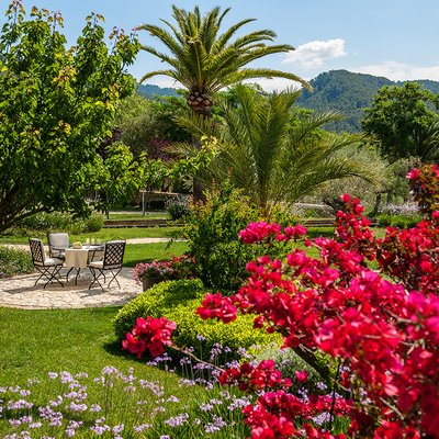 Castell Son Claret, Es Capdellà Garten