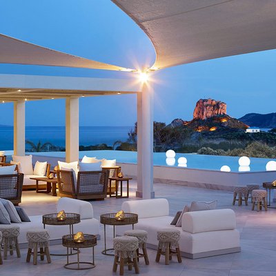 Ikos Aria Restaurant Außenanlage